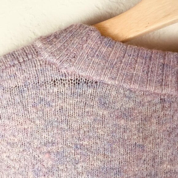 Madewell Lilac Longsleeve Payton Sweater Size X-Small - Picture 10 of 11